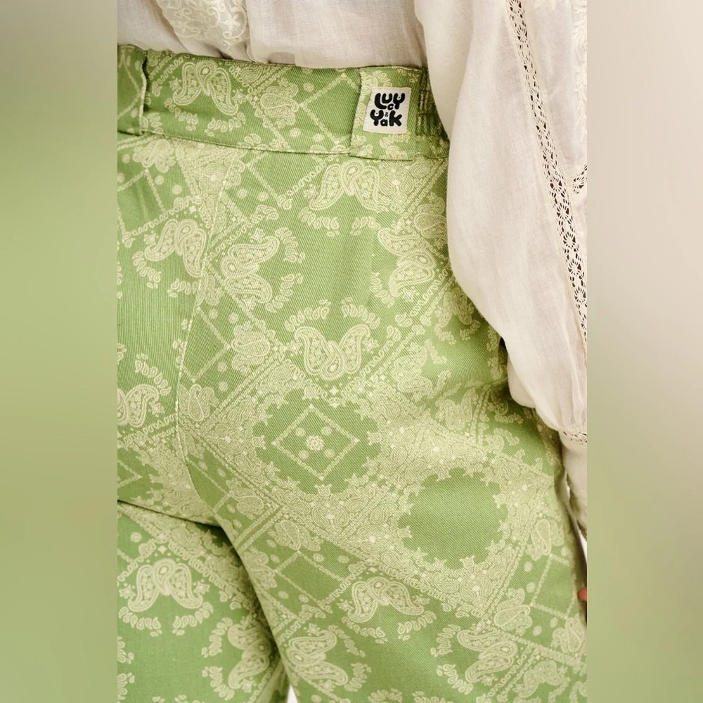NWT Lucy & Yak Addison Jeans Organic Twill Eldorado Size W28R - Picture 3 of 16